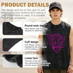 Grateful Dead washed graphic tank top with Louisiana United States Of Dead graphic