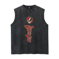 Grateful Dead washed graphic tank top with Vintage Steal Your Face graphic