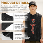Grateful Dead washed graphic tank top with Vintage Steal Your Face graphic