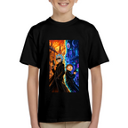 Two Worlds Collide Kid's T-Shirt for Festivals
