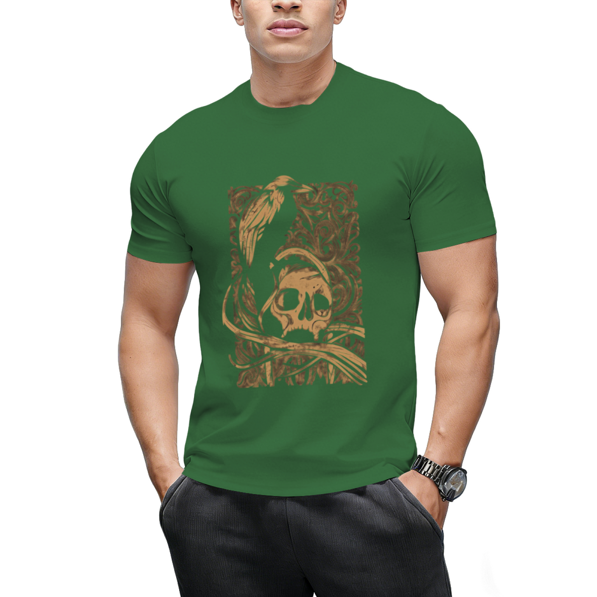The Crowskull Graphic T-Shirt