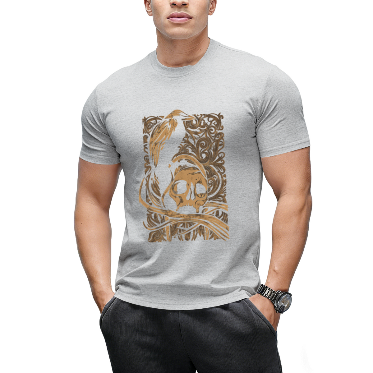The Crowskull Graphic T-Shirt