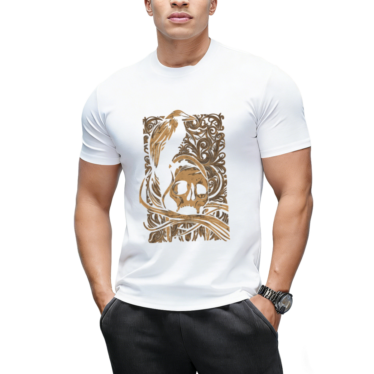 The Crowskull Graphic T-Shirt