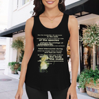 Nirvana Seahorse Reproduction Text Graphic Tank Top product image featuring seahorse and reproduction lettering