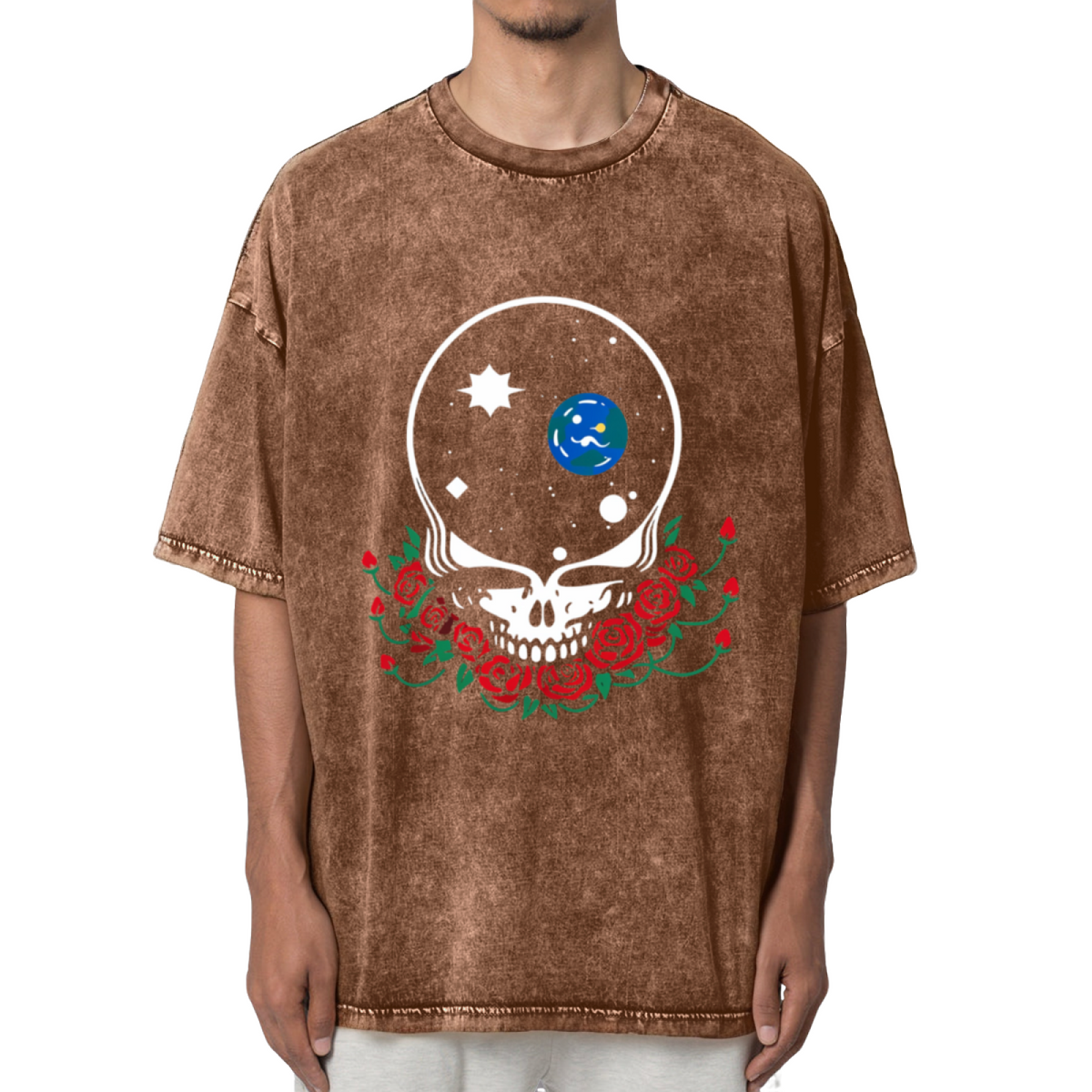 Grateful Dead Space Your Face Washed Graphic T-Shirt
