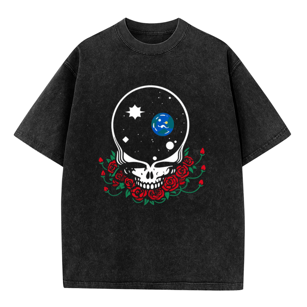 Grateful Dead Space Your Face washed graphic T-shirt, product image