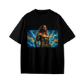 Golden Armor Ocean Swirl Kid's T-Shirt for Summer Travel