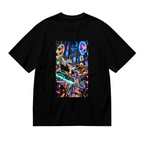 Neon Hoverboard Chase Women's T-Shirt for Arcade Nights