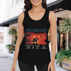 Nirvana Nevermind Red Concert Tracklist Art Tank Top product image featuring Nevermind red concert tracklist art