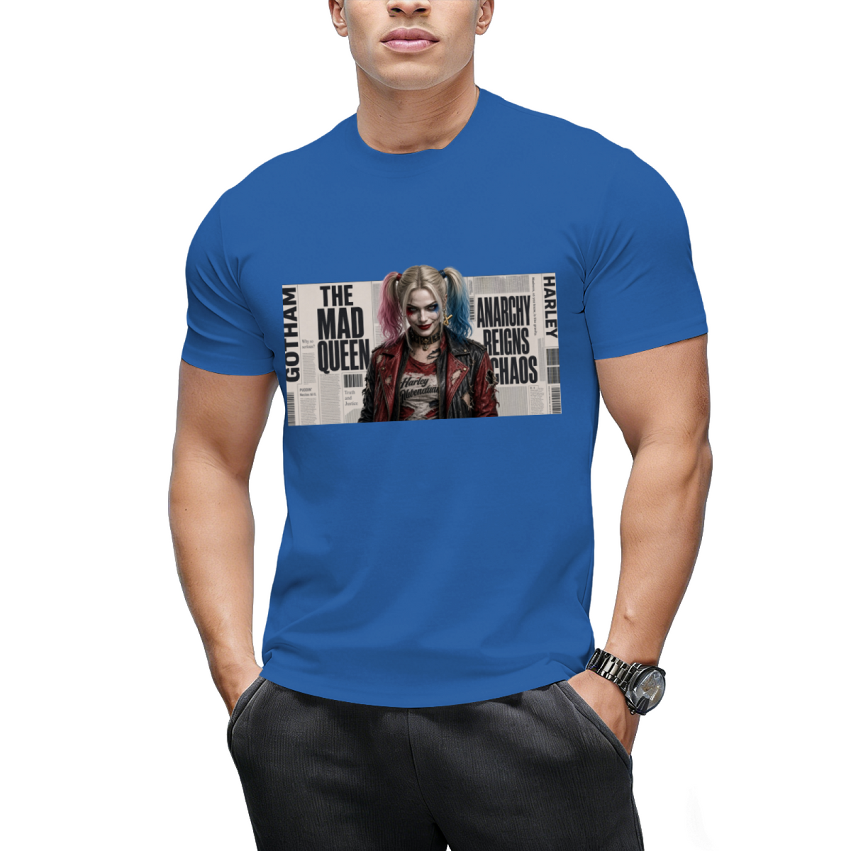 Rebel Pigtails Collage Men's T-Shirt for Costume Parties