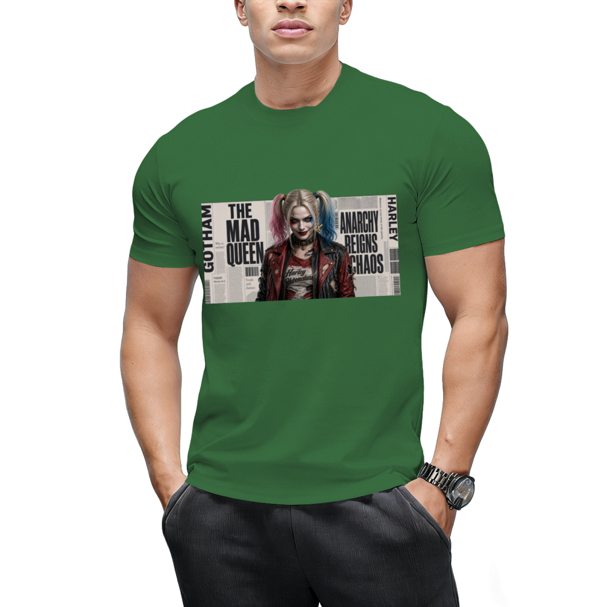 Rebel Pigtails Collage Men's T-Shirt for Costume Parties