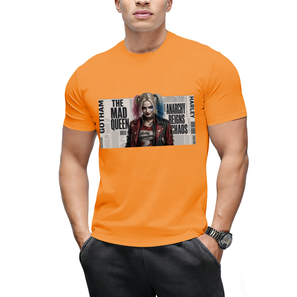 Rebel Pigtails Collage Men's T-Shirt for Costume Parties