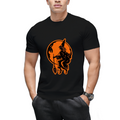 Vintage Halloween Moon and Resting Witch Graphic T-Shirt