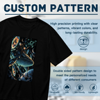 Galaxy Whale Riders Women's T-Shirt for Vacation Wear