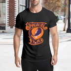 Grateful Dead Orange Purple Steal Your Face graphic T-shirt product image