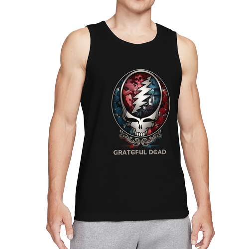Grateful Dead Bertha Steal Your Face graphic tank top product image