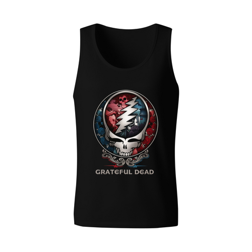 Grateful Dead Bertha Steal Your Face graphic tank top product image