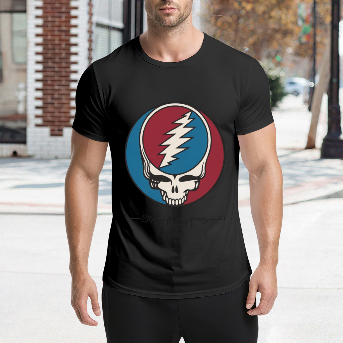 Grateful Dead Steal Your Face graphic T-shirt product image