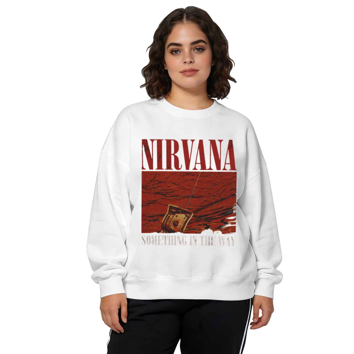 Nirvana Something in the Way Crewneck Sweatshirt