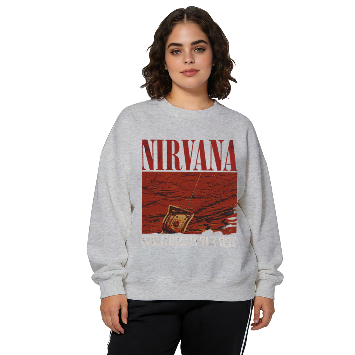 Nirvana Something in the Way Crewneck Sweatshirt