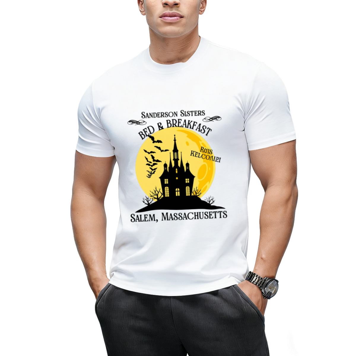 The Sanderson Sisters Bed and Breakfast Graphic T-Shirt