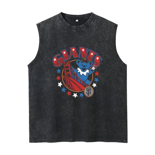 Grateful Dead washed graphic tank top with Homage Giants graphic