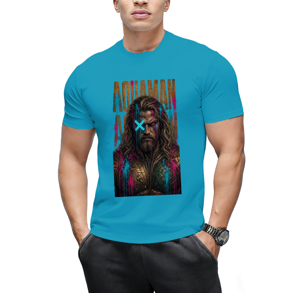 Trident Street Style Men's T-Shirt for Weekend Wear