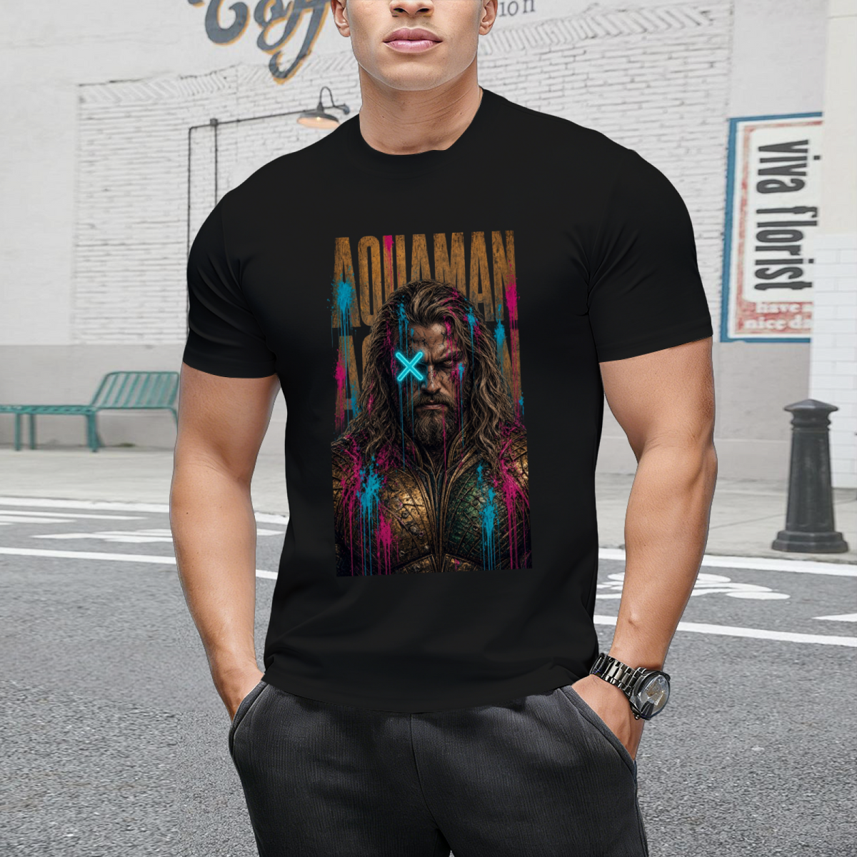 Trident Street Style Men's T-Shirt for Weekend Wear