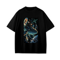 Galaxy Whale Riders Kid's T-Shirt for Vacation Wear