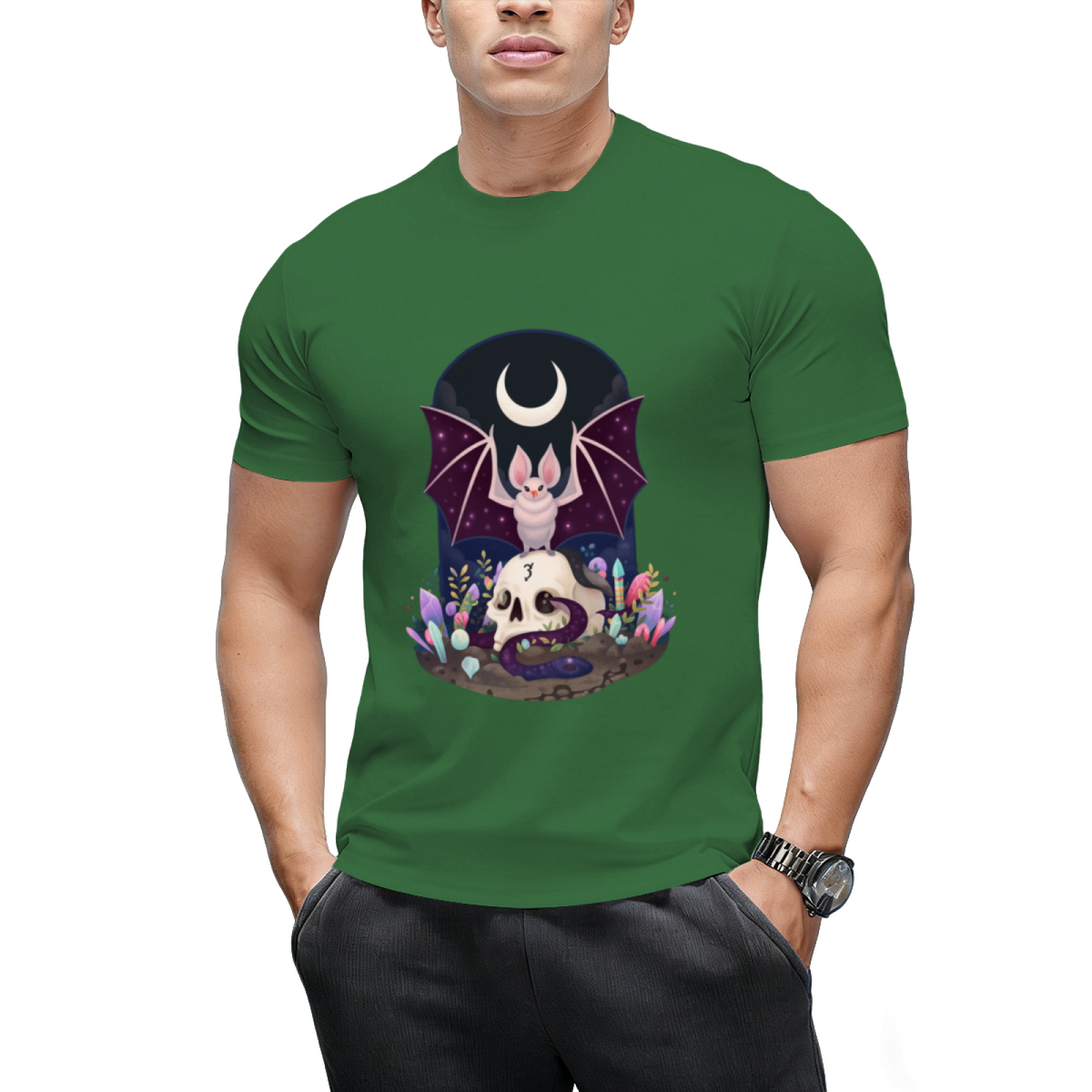 Spooky Animals - Night Spirits Graphic T-Shirt
