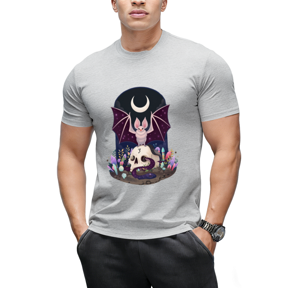 Spooky Animals - Night Spirits Graphic T-Shirt