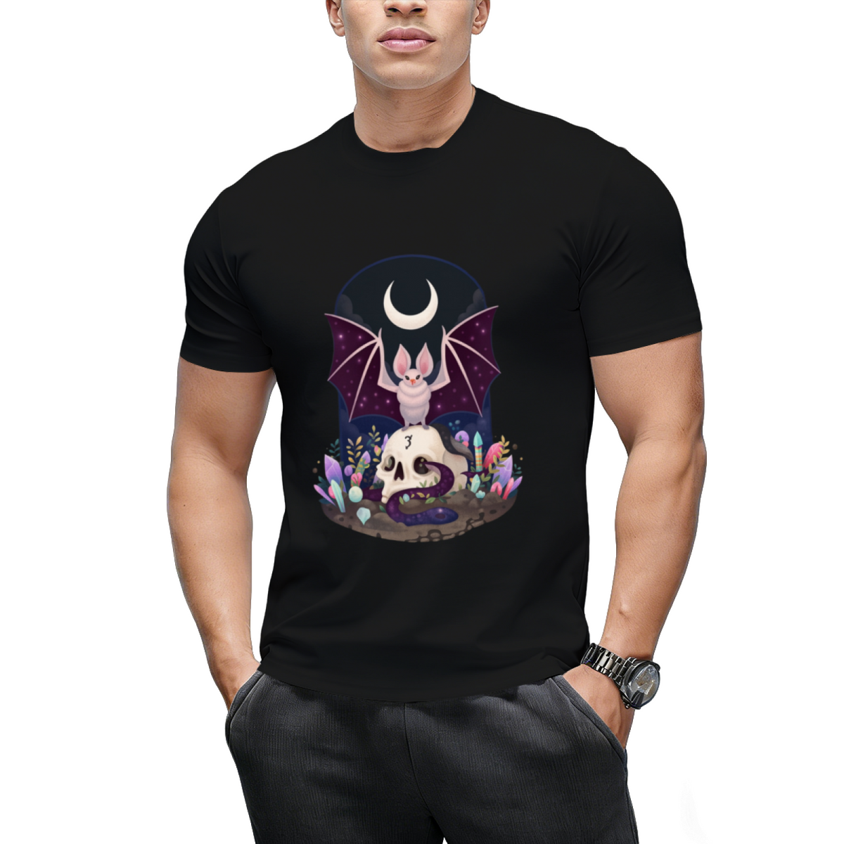 Spooky Animals - Night Spirits Graphic T-Shirt