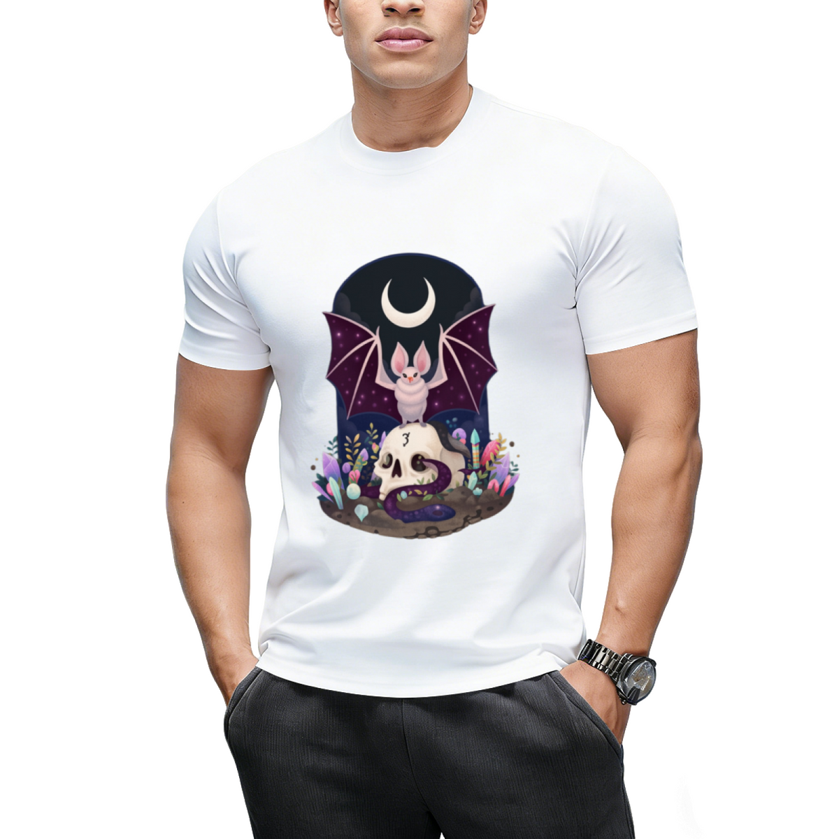 Spooky Animals - Night Spirits Graphic T-Shirt
