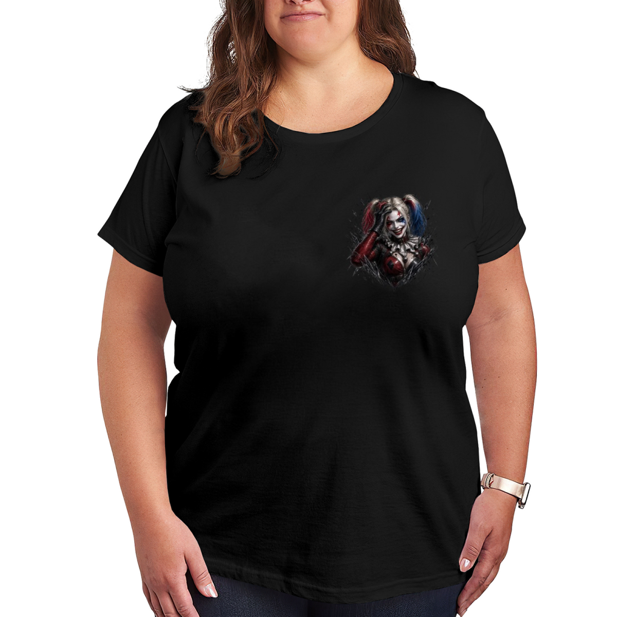 Rebel Smile Chest Art Women's T-Shirt for Parties