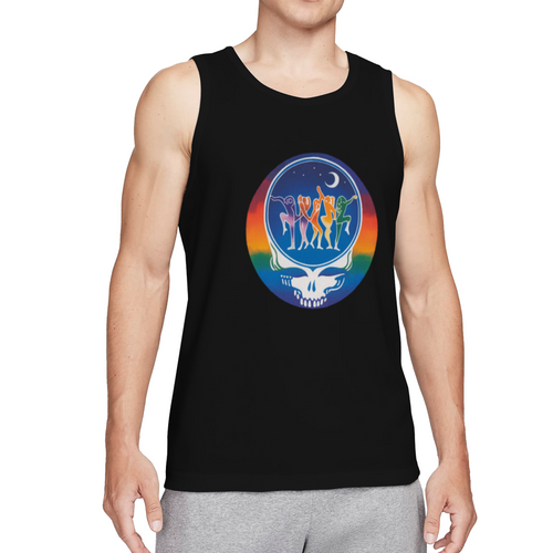 Grateful Dead Dance Your Face graphic tank top product image