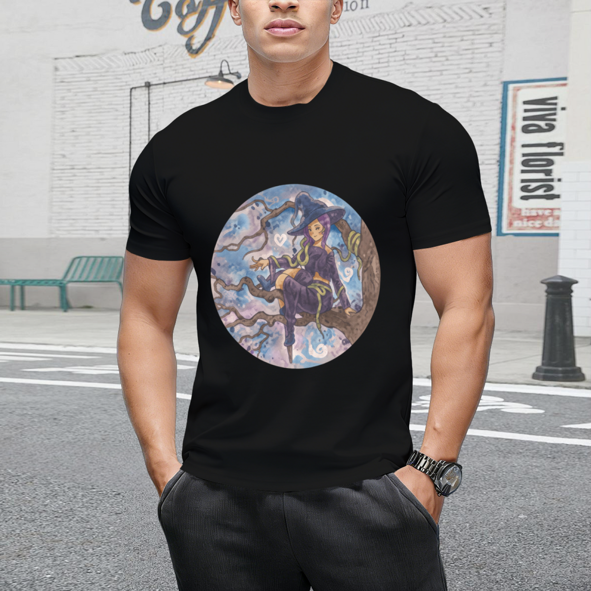 Snake Charmer Graphic T-Shirt