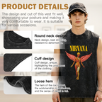 Nirvana In Utero Pink Angel Unisex Washed Tank Top — product image showing the a pink-toned angel interpretation associated with In Utero design