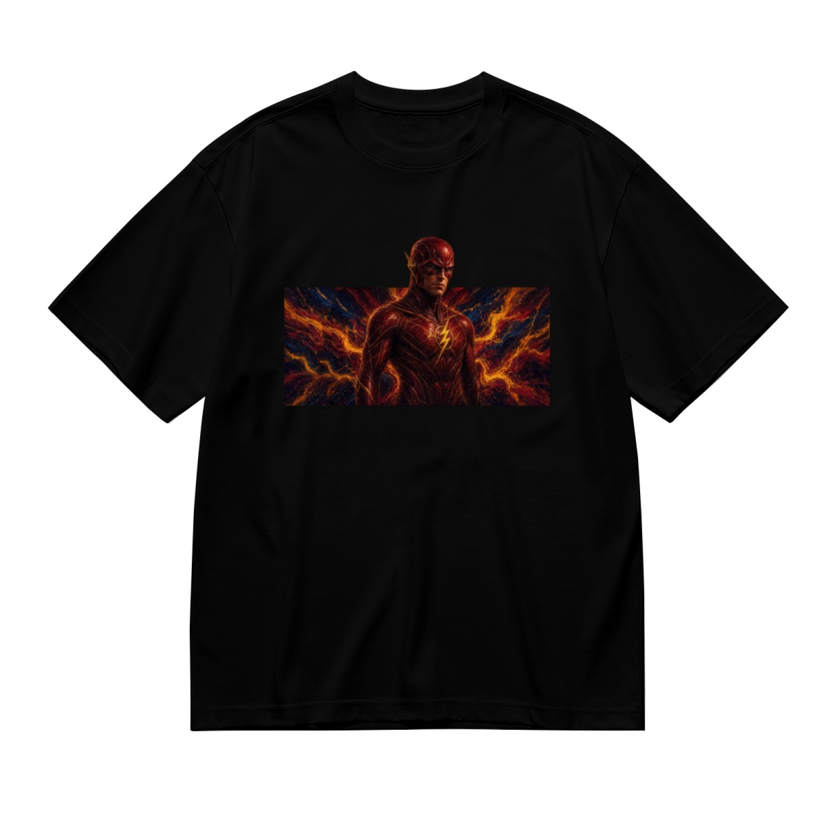 Orange Storm Portrait Women's T-Shirt for Evening Outfits