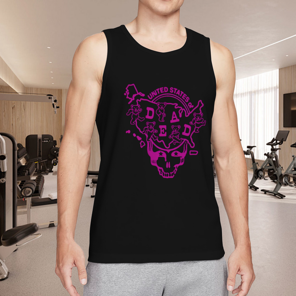 Grateful Dead Louisiana United States of Dead graphic tank top product image