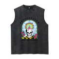 Grateful Dead washed graphic tank top with Terrapin Station graphic