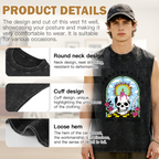Grateful Dead washed graphic tank top with Terrapin Station graphic