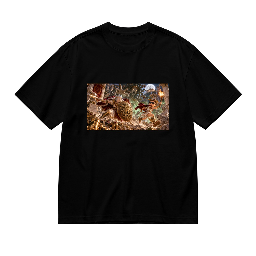 Shield and Moonlight Women's T-Shirt for Halloween Nights
