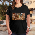Shield and Moonlight Women's T-Shirt for Halloween Nights