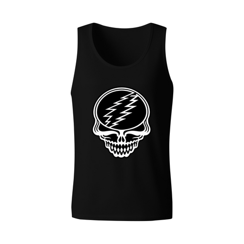 Grateful Dead Skull Emblem graphic tank top product image