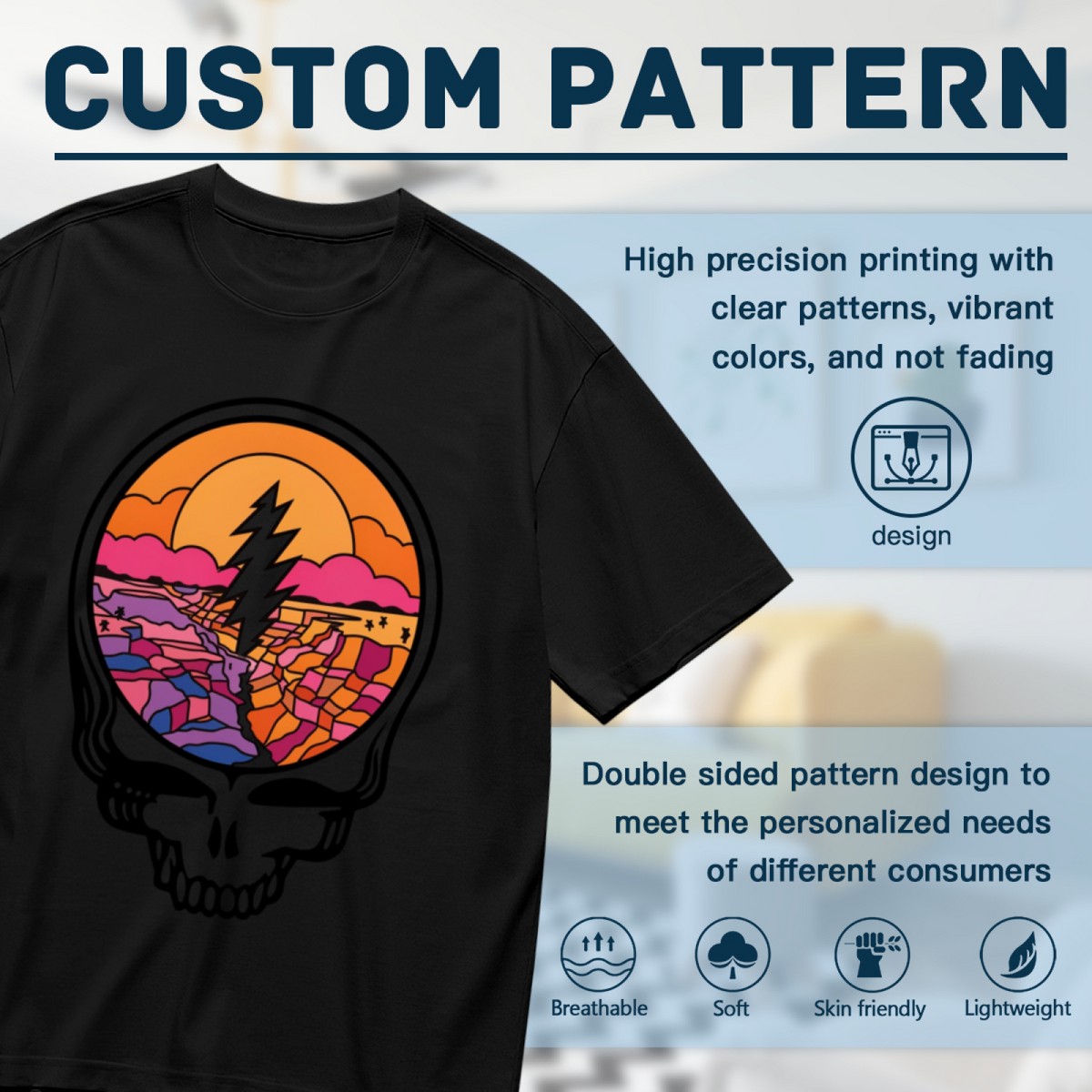 Grateful Dead graphic T-shirt product image; design detail unverified