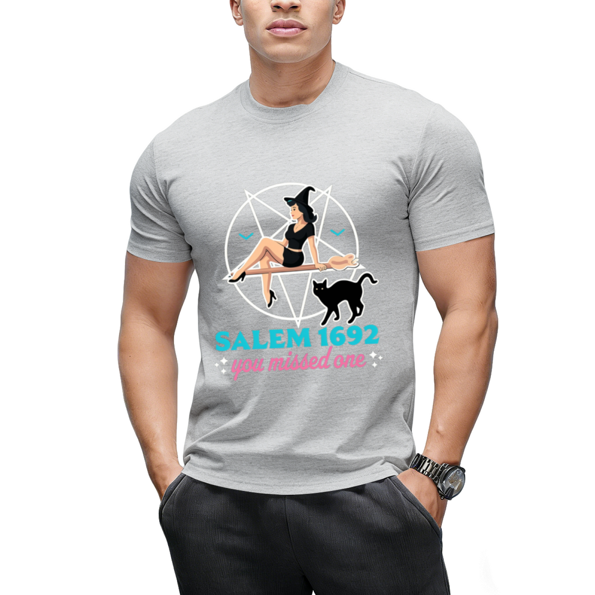 Salem Witch Trials 1692 You Missed One Halloween Graphic T-Shirt