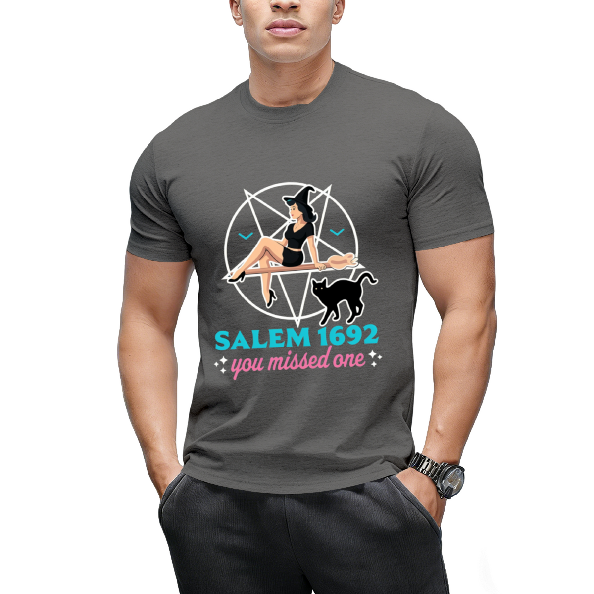 Salem Witch Trials 1692 You Missed One Halloween Graphic T-Shirt