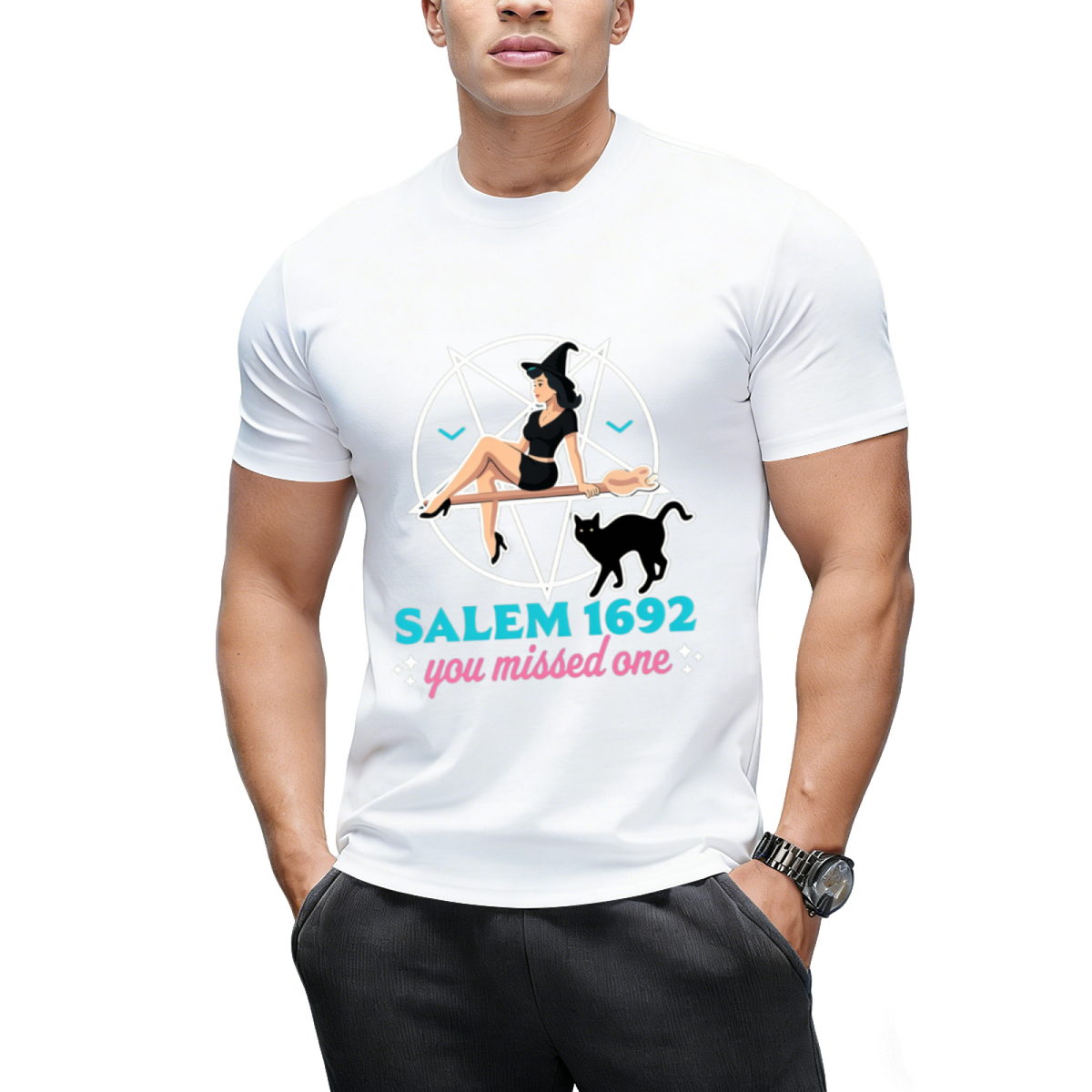 Salem Witch Trials 1692 You Missed One Halloween Graphic T-Shirt