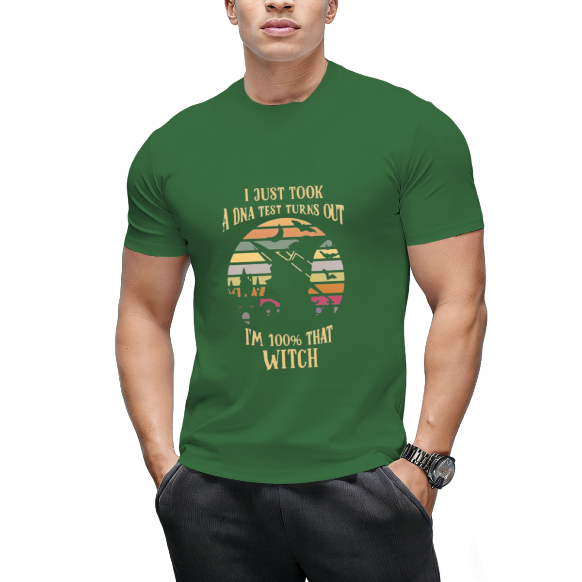 I'm 100 That Witch Halloween Vintage Graphic T-Shirt