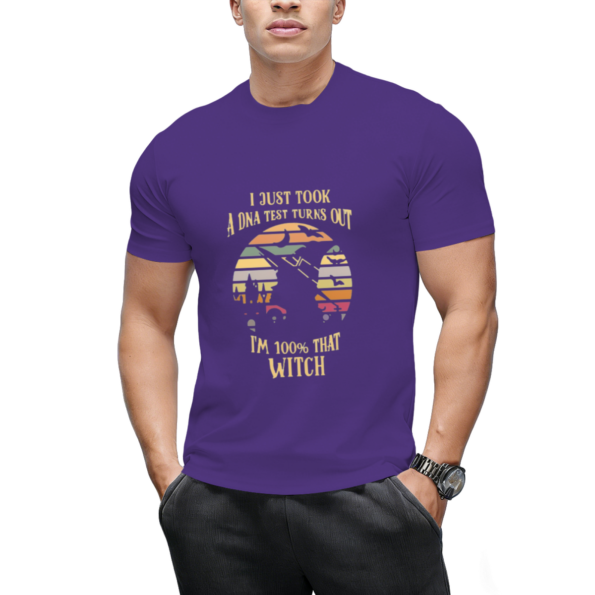 I'm 100 That Witch Halloween Vintage Graphic T-Shirt